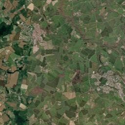 Vue aérienne des environs de Aire de camping-car à Les Landes-Genusson (2)