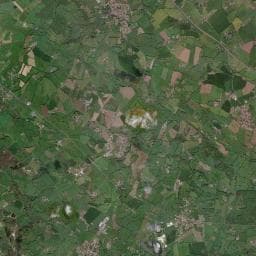 Vue aérienne des environs de Camping La Vallée de Poupet