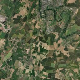 Vue aérienne des environs de Camping municipal Le Clos Imbert