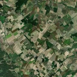 Vue aérienne des environs de Bivouac à Monts-sur-Guesnes