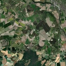 Vue aérienne des environs de Aire de stationnement au camping municipal Descartes