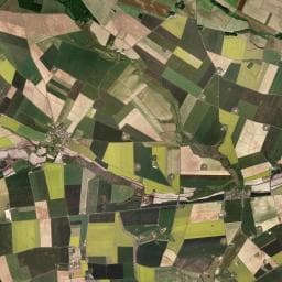 Vue aérienne des environs de Aire de stationnement camping-car de Saint-Valentin