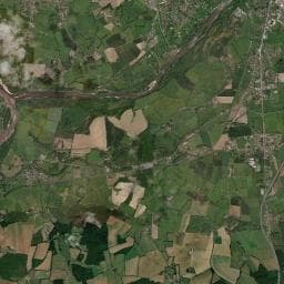 Vue aérienne des environs de Camping Capfun Le Grand Cerf