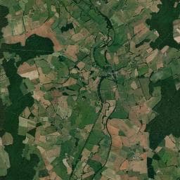 Vue aérienne des environs de Camping municipal de Panneçot