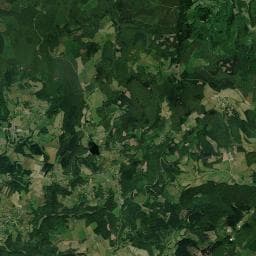 Vue aérienne des environs de Aire d'éco-bivouac