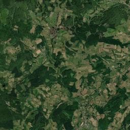 Vue aérienne des environs de Camping à la Ferme "Morvan Rustique"