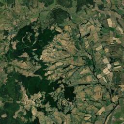 Vue aérienne des environs de Camping La Chauvotte