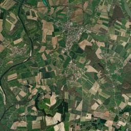 Vue aérienne des environs de Camping - Le Canoe