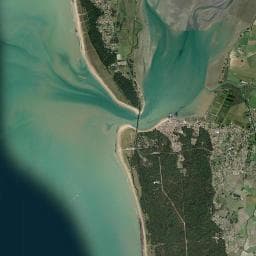 Vue aérienne des environs de Camping La Corsive