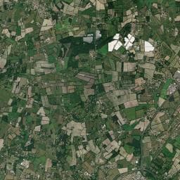 Vue aérienne des environs de L'Orée des Iles