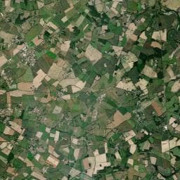 Vue aérienne des environs de LA FERME DES COCHONS D'ANTAN