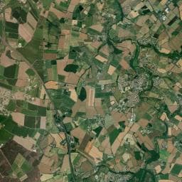 Vue aérienne des environs de Aire de Camping Cars Les Arcades Chavagnes-en-Paillers