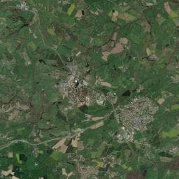 Vue aérienne des environs de Puy du Fou Camping-cars