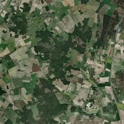 Vue aérienne des environs de Aire Municipale de Camping-Car d'Antran