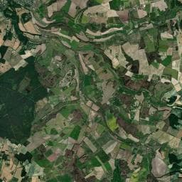 Vue aérienne des environs de Aire de camping-car à Barrou