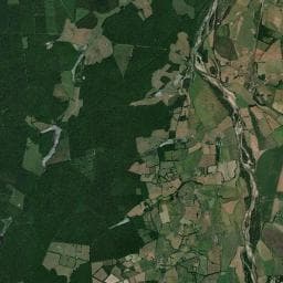 Vue aérienne des environs de La prairie Escale de Camping-Car