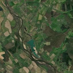 Vue aérienne des environs de La Halte du Canal de Luthenay-Uxeloup