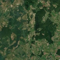 Vue aérienne des environs de Aire de Camping-car à la Ferme
