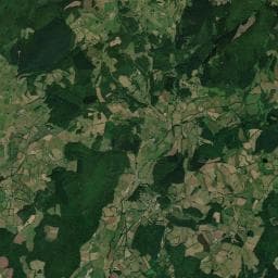 Vue aérienne des environs de Aire de camping-car à Poil
