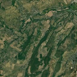 Vue aérienne des environs de Camping Paquier Fané