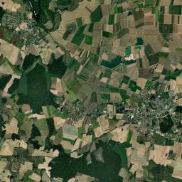 Vue aérienne des environs de Aire de camping-car à La Racineuse