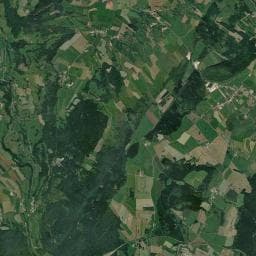 Vue aérienne des environs de Cabane du bois de Fontaine Creuse