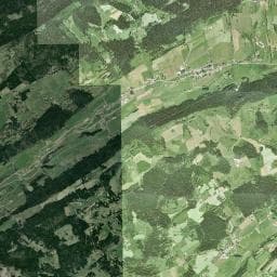 Vue aérienne des environs de Abri du Grand Taureau