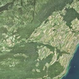Vue aérienne des environs de Cabane Perrenoud (CAS)