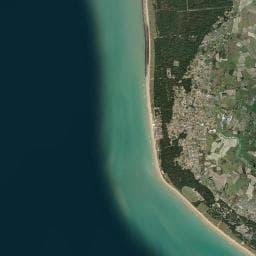Vue aérienne des environs de Le Côté Plage