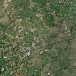 Vue aérienne des environs de La Loire Fleurie