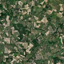 Vue aérienne des environs de Camping de la Petite Boulogne
