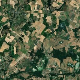 Vue aérienne des environs de Aire de camping-car d'Azay-le-Ferron