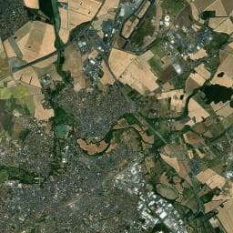 Vue aérienne des environs de Camping du Rochat