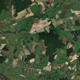 Vue aérienne des environs de Aire de camping-car à Cercy-la-Tour