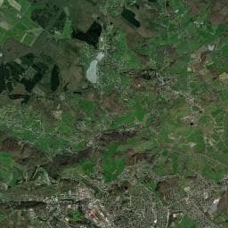 Vue aérienne des environs de Aire de camping-car à Saint-Firmin