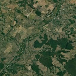 Vue aérienne des environs de Parenthèse Bourguignonne - Mini-Camping "Des Tentes en Bourgogne"