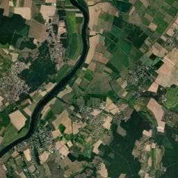 Vue aérienne des environs de Camping Mare de Roy