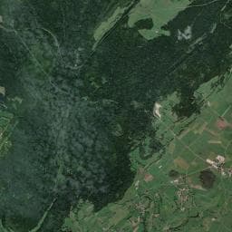 Vue aérienne des environs de Cabane du Chevreuil