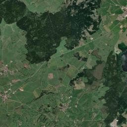 Vue aérienne des environs de Cabane de la fontaine carrée