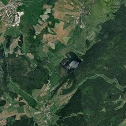 Vue aérienne des environs de Cabane du Laveron