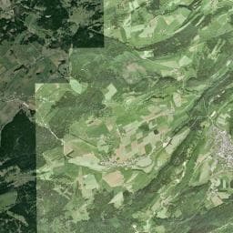 Vue aérienne des environs de Aire d'accueil - La Coupe