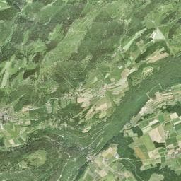 Vue aérienne des environs de Grandsonnaz-Dessus
