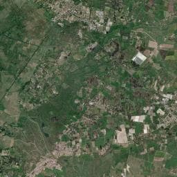 Vue aérienne des environs de Camping La Tranquilité
