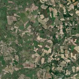 Vue aérienne des environs de Le Robillon - Le champs des Oiseaux