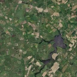 Vue aérienne des environs de Aire naturelle de camping du Cébron