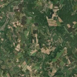 Vue aérienne des environs de Aire de camping-cars de Saint-Loup-Lamairé