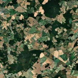Vue aérienne des environs de Bivouac à Senillé-Saint-Sauveur