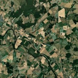 Vue aérienne des environs de Aire de camping-car à Pleumartin