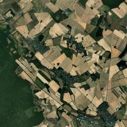 Vue aérienne des environs de Aire d'accueil pour campings-cars