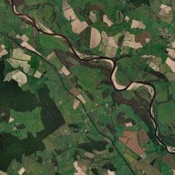 Vue aérienne des environs de Relais VELOROUTE